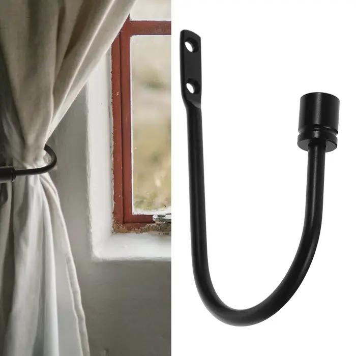 2 ensembles de crochets décoratifs pour rideaux