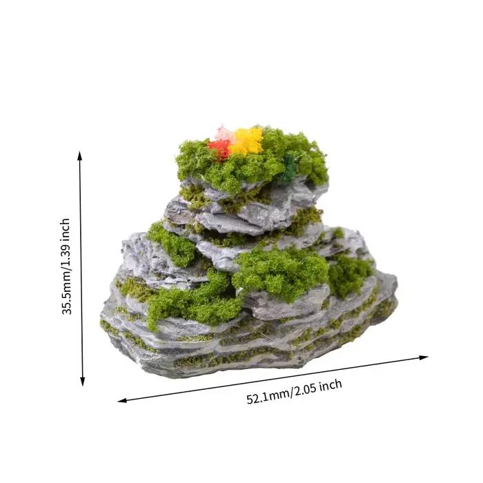 Rockerie Miniature décorative montagne bricolage modèle faisant des ornements de jardin bonsaï aménagement paysager
