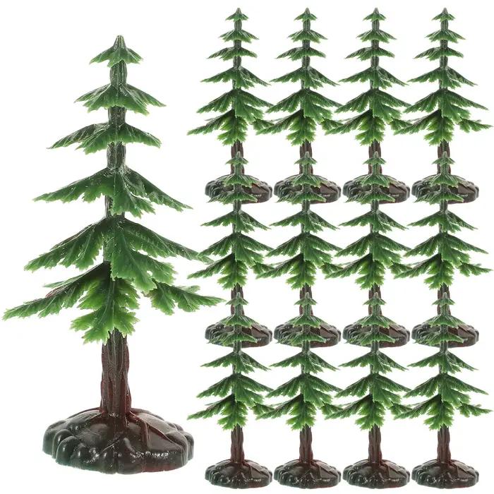 20 mini-sapins de Noël artificiels pour décoration de table