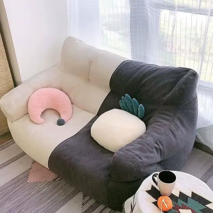 Paresseux pouf canapés géant confortable pouf canapé Double mignon moelleux salon canapés grand moderne chambre Tatami canapé