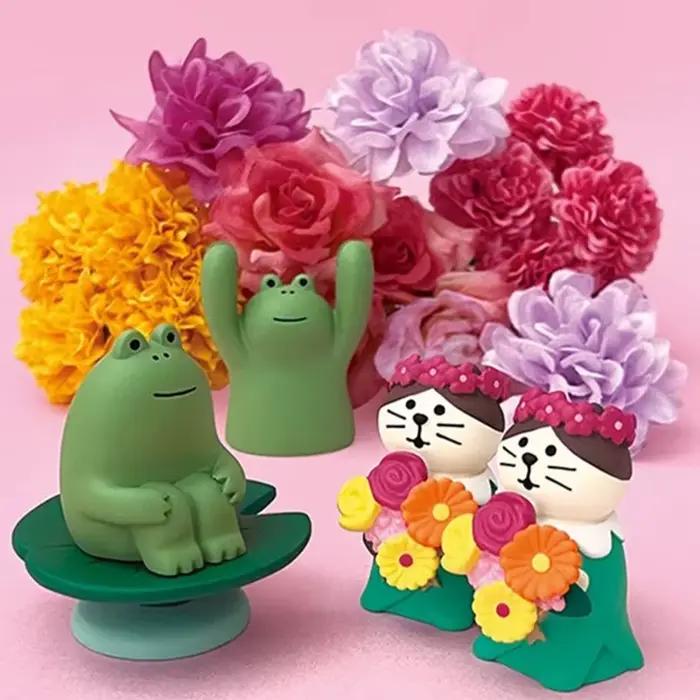 Sculpture de chat japonais en résine miniature pour collectionneurs et amoureux des animaux de compagnie pour intérieur et occasions spéciales