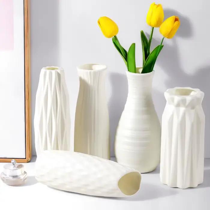 Vase en plastique Imitation céramique arrangement floral mariage maison jardin extérieur Table bricolage Bonsaï Festival fête cour décor