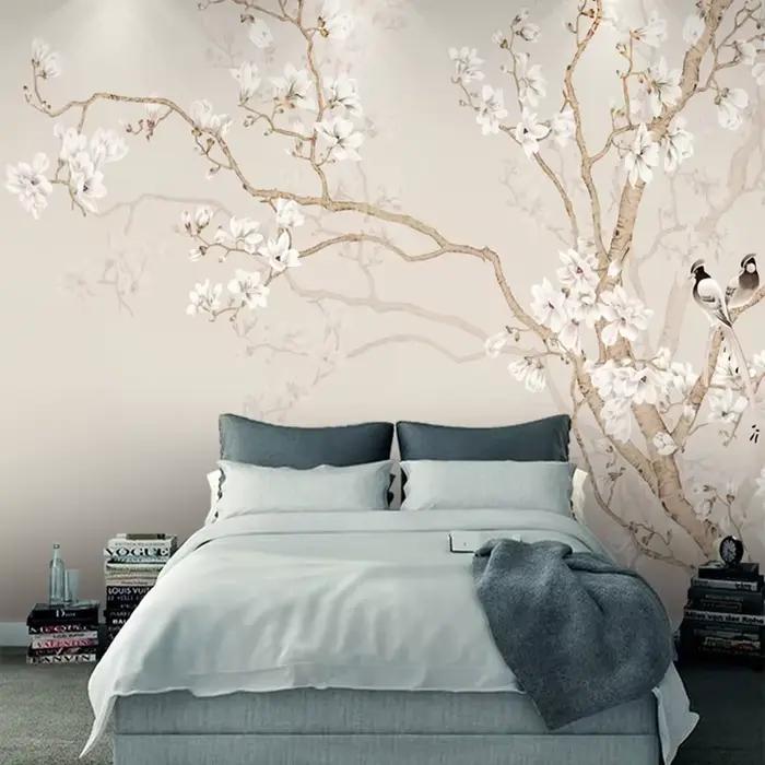 Papier peint Mural personnalisé Style chinois moderne