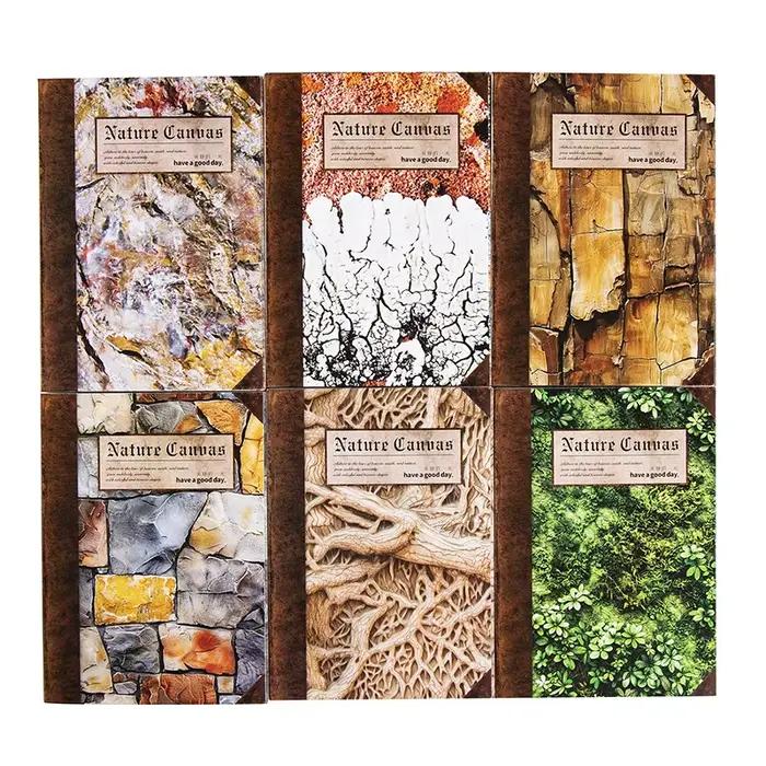 30 feuilles Nature toile série Vintage matériel papier décoratif Scrapbooking journal fond