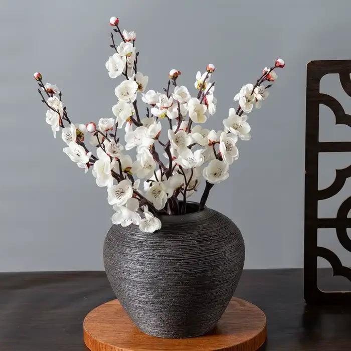 Plantes artificielles, décoration de fleurs de cerisier