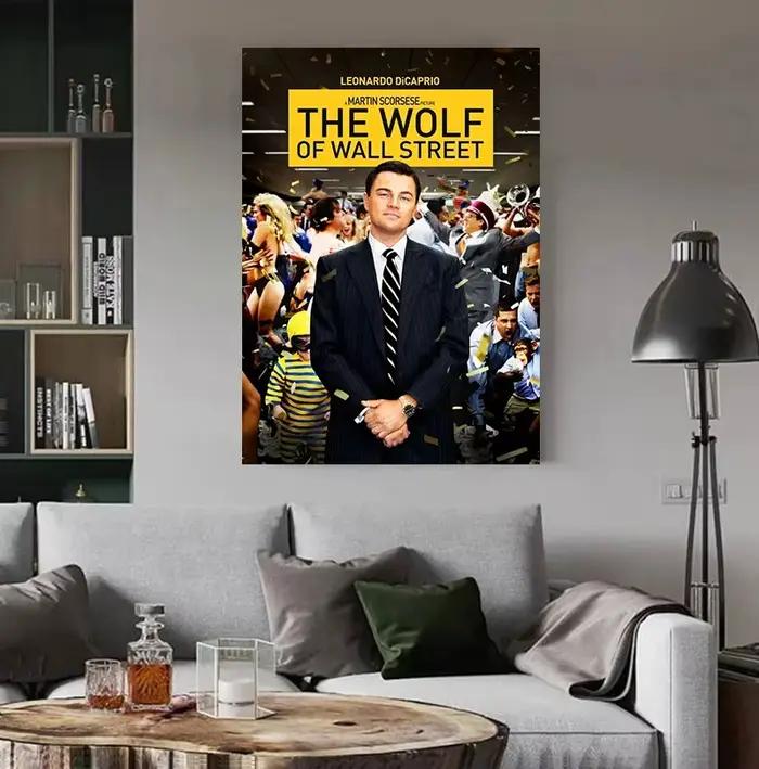 Affiches et imprimés du film classique le loup de Wall Street