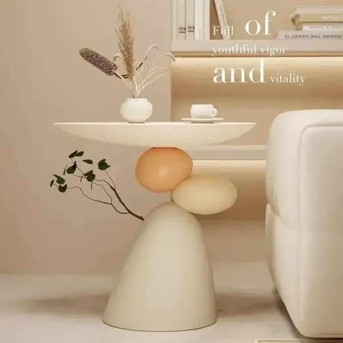 Concepteur chaud nouveau modèle salon sol ornement crème Style canapé Table d'appoint