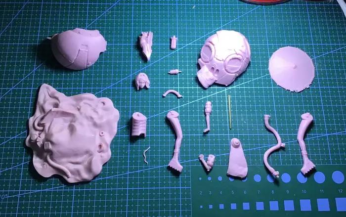 Figurine GK en résine de 85mm, kit non assemblé et non peint