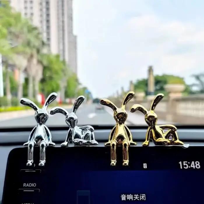 Ornements décoratifs de lapin à longues oreilles