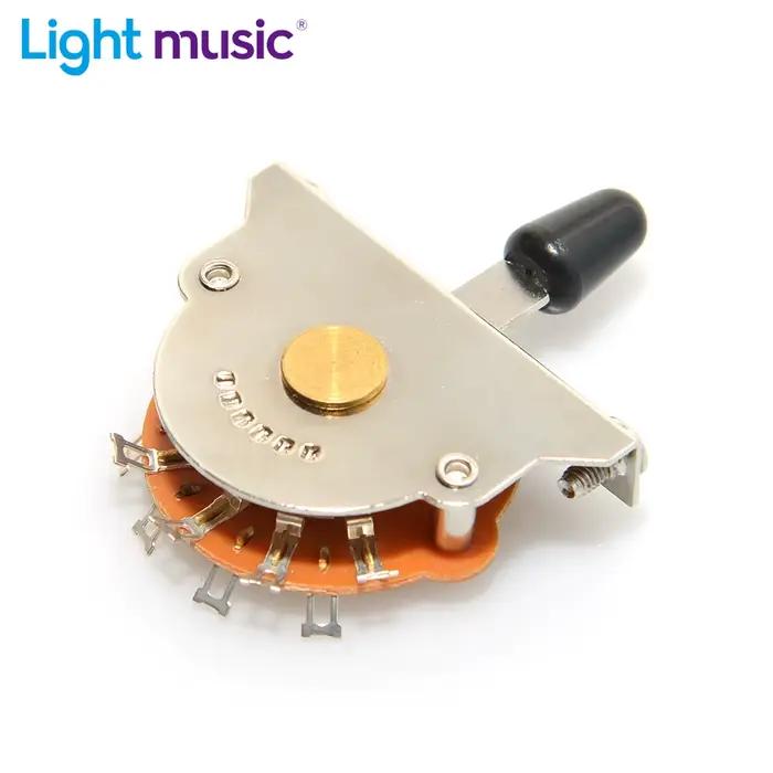 3 voies 4 voies 5 voies guitare électrique interrupteur métal plastique 1 pièces conseils interrupteur avec vis accessoires de guitare électrique
