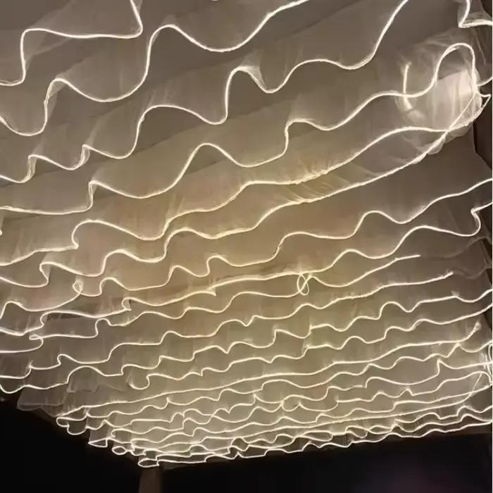 Rideaux de voile pour plafond de mariage