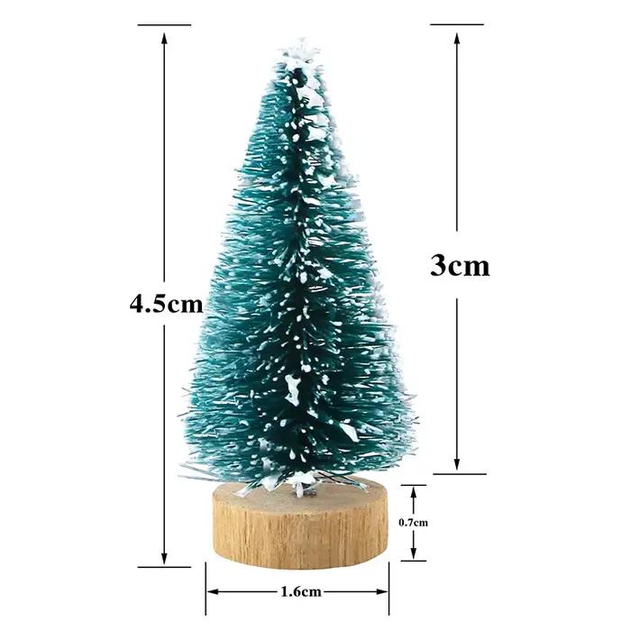 30 pièces Mini arbre de noël décoratif bricolage