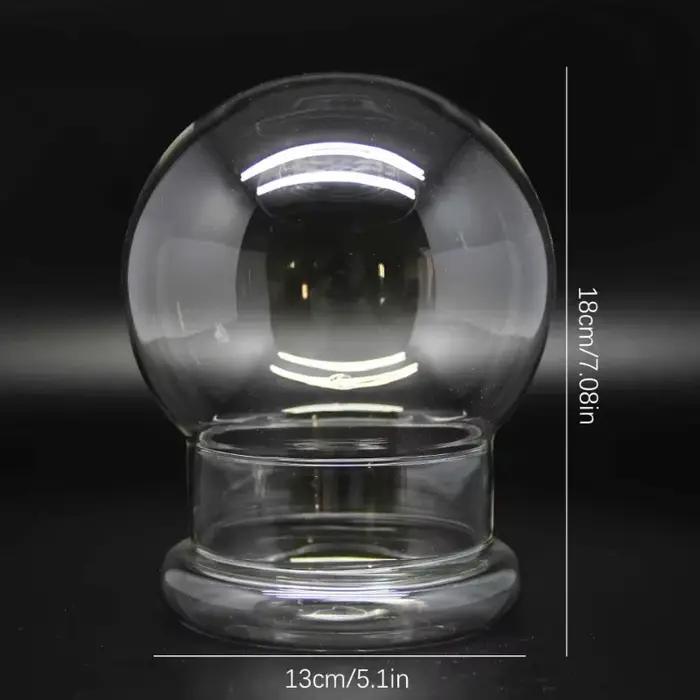 Vase sphérique de bureau en verre de type split