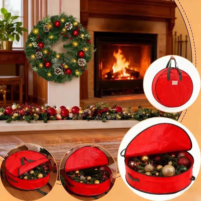 Sac de rangement de décorations de noël