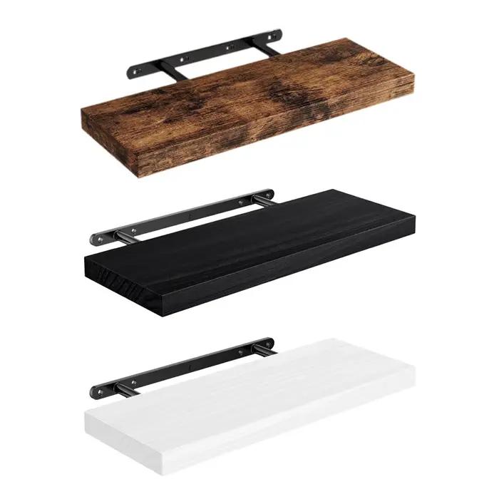 Étagère flottante pour décoration murale, robuste, polyvalente, avec support Invisible, pour salon, crèche, cuisine, salle de bain, livres