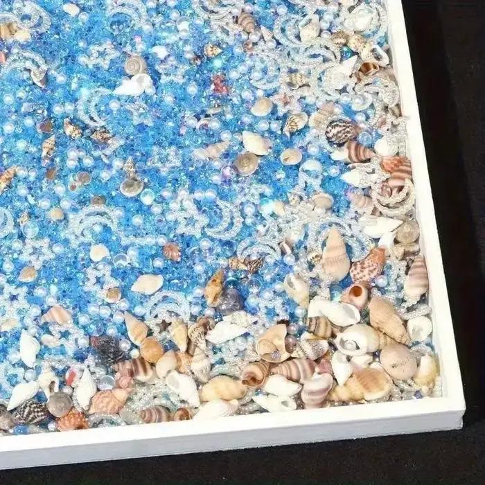 30 g de remplissage en résine époxy sur le thème de l'océan - Formes d'étoile