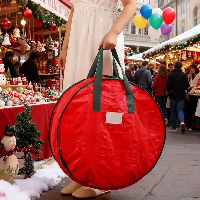 Sac de rangement de décorations de noël