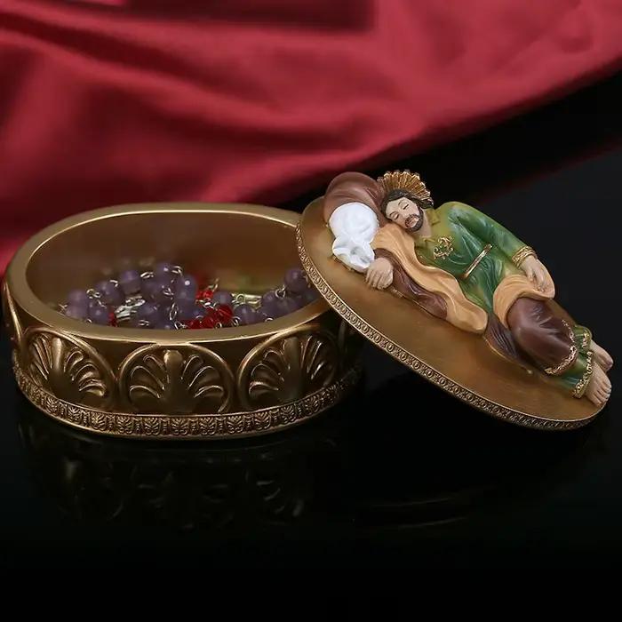 Figurine religieuse chrétienne du Sainte Joseph
