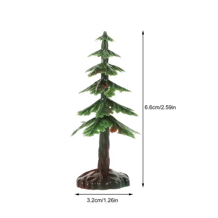 20 mini-sapins de Noël artificiels pour décoration de table