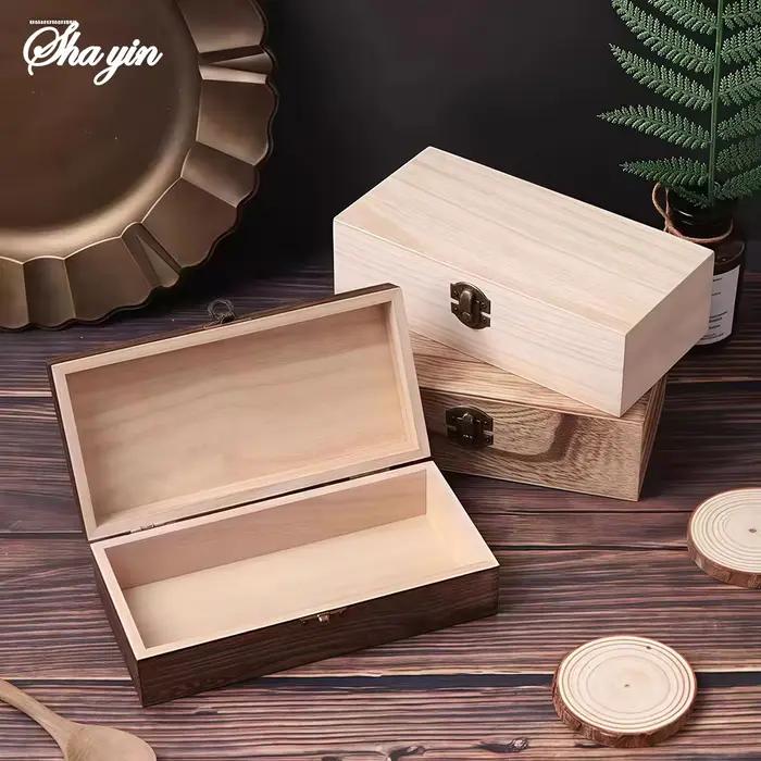 Boîte-cadeau en bois boîte