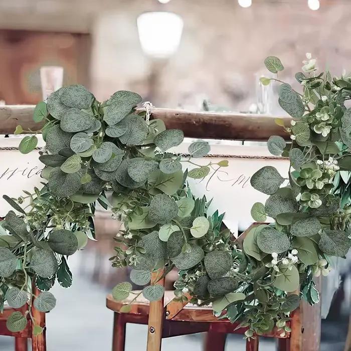 Plante vigne artificielle verte pour extérieur décoration mariage fête prénuptiale jardin arcade