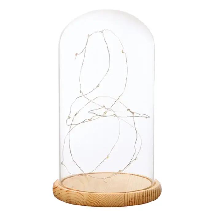 Bocal cloche breton en verre de style Everche rustique