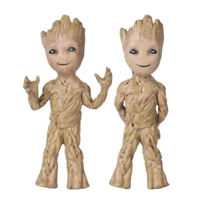 Décor de bureau arbre homme ornement jouet Miniature modèle Groot poupée Mini Anime Figurine mobile artisanat enfants hommes cadeaux