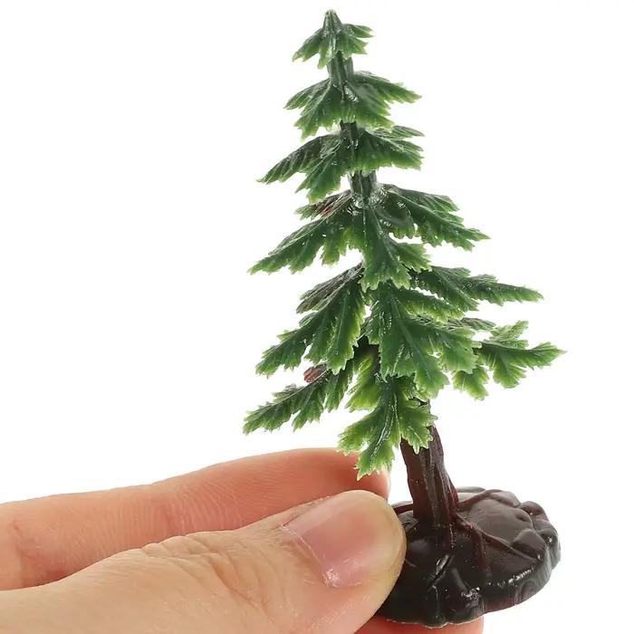 20 mini-sapins de Noël artificiels pour décoration de table