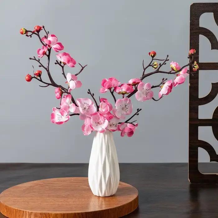 Plantes artificielles, décoration de fleurs de cerisier