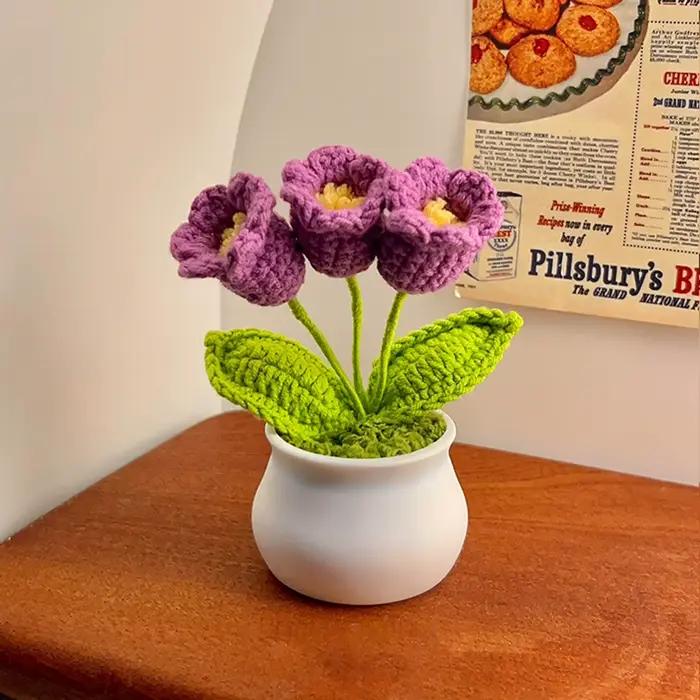 Bouquet de tournesol au Crochet fait à la main
