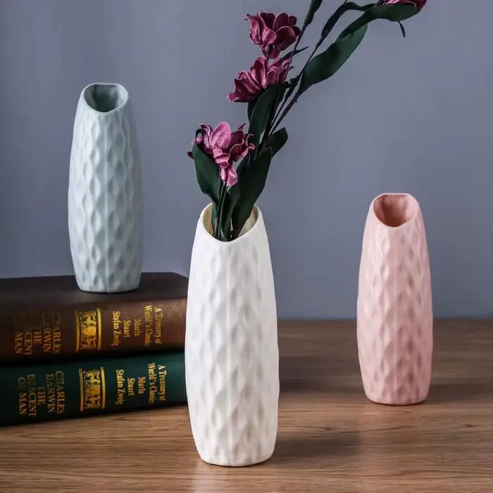 Vase en plastique Imitation céramique arrangement floral mariage maison jardin extérieur Table bricolage Bonsaï Festival fête cour décor