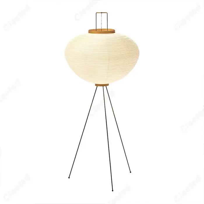 Lampadaire LED en papier de riz