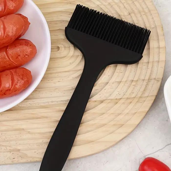 Grande brosse à huile résistante à la chaleur, brosse à pâtisserie pour barbecue, brosse à badigeonner en Silicone, brosse à badigeonner Extra large pour la cuisson de la grillage à la marinade