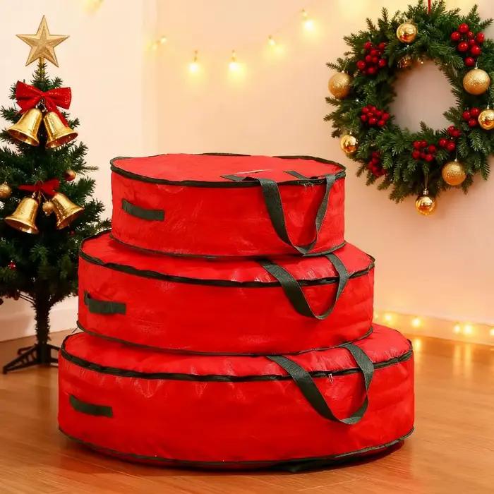 Sac de rangement de décorations de noël