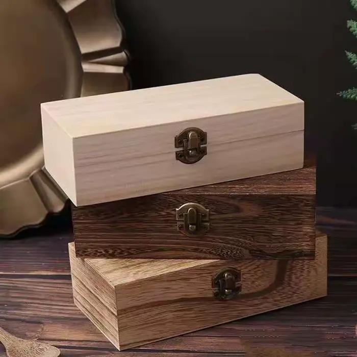 Boîte de rangement en bois