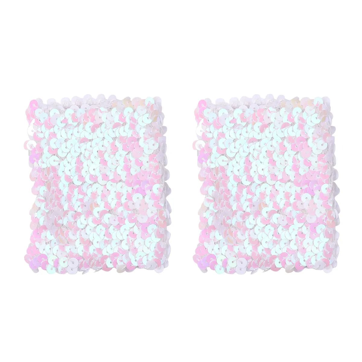 Mancommuniste à Paillettes Extensibles et Brillantes pour Femme et Fille, Accessoire de Costume de i