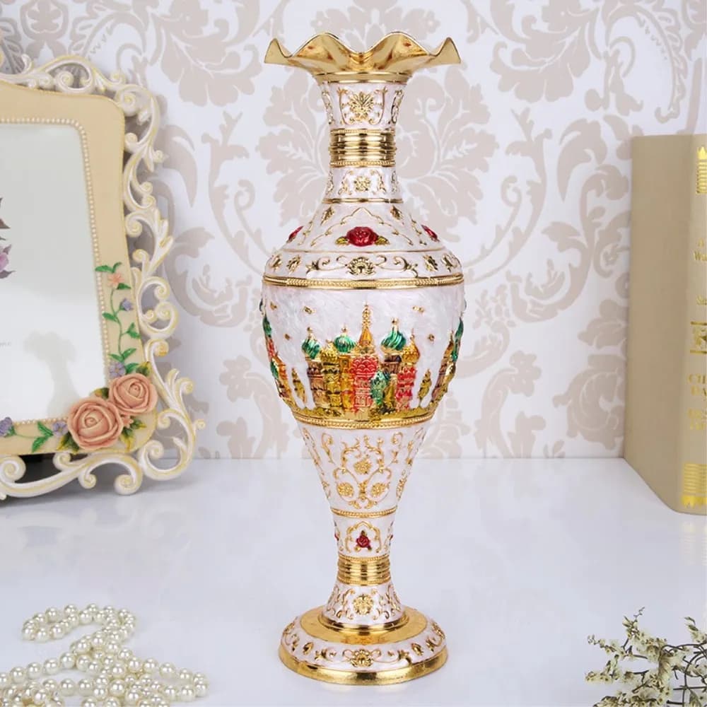 IMUWEN-Vase en Métal pour Fleurs, Centres de Table Créatifs, Pot de Fleur Délicat, Décoration de la