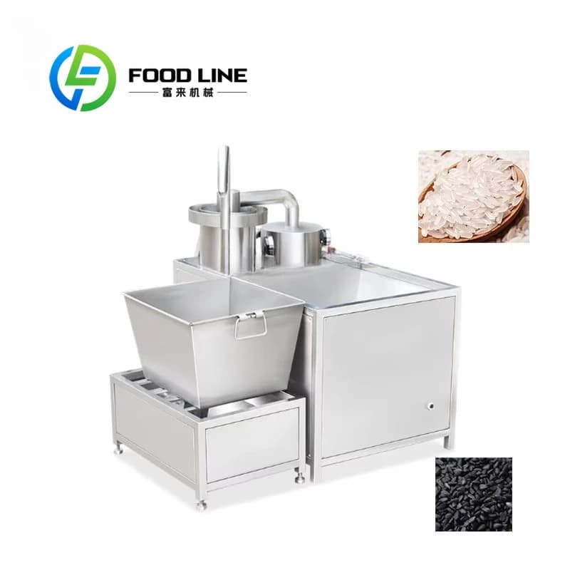 Machine à laver le riz de machine de lavage de riz d'acier inoxydable de restaurant