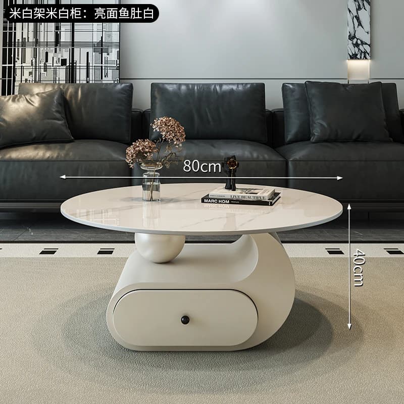 Tables basses rondes uniques pour ordinateur portable, imperméables, Design japonais, meubles De lux