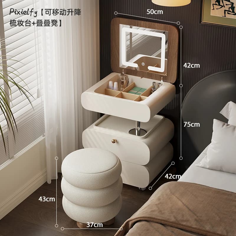 Mobile moderne coiffeuse bois mignon Mobile mode coiffeuse tiroirs confortable Mueble dortoir meuble