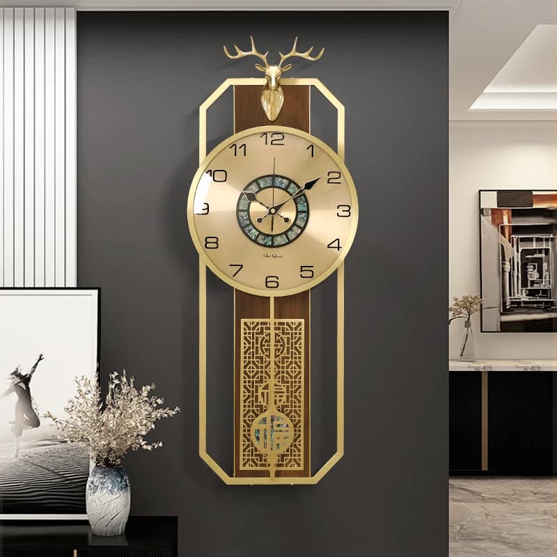 Horloge murale De bureau Simple, esthétique, Chic, Design moderne, horloge De luxe industrielle, acc