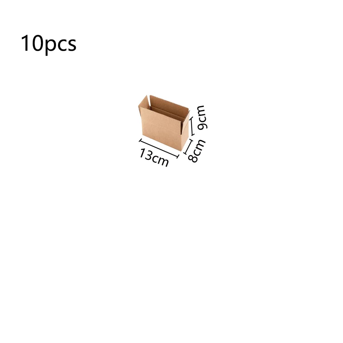 Boîtes Express en Carton Ondulé 8x8x8/13x8x9cm, 10/20 Pièces, pour Déménagement, Emballage, Stockage