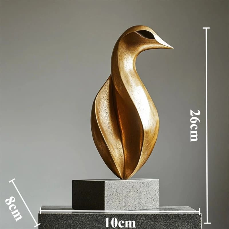 Sculptures modernes, Figurines créatives en résine, Art abstrait, ornements miniatures pour bureaux,