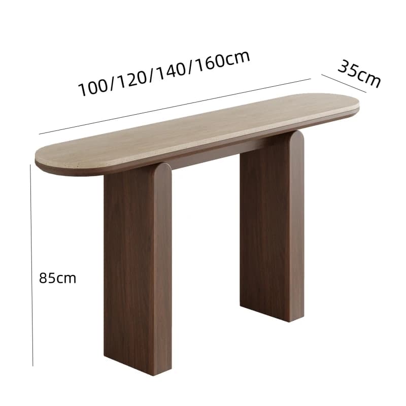 Table d'entrée moderne italienne pour couloir, style simple, design bohème, tables consoles, rangeme