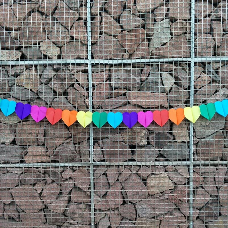 Papier décoratif suspendu pour fête à thème hawaïen d'été, guirlande de bannière de fleurs colorées,