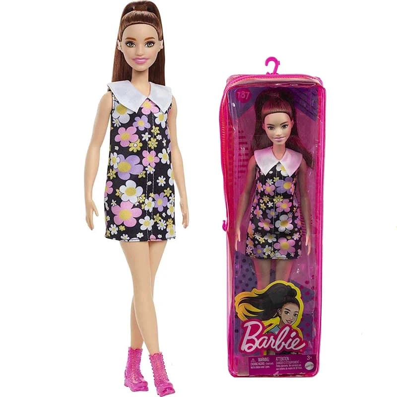 Maquillage Barbie Original pour filles, cadeau d'anniversaire, belle princesse, jouets poupées pour