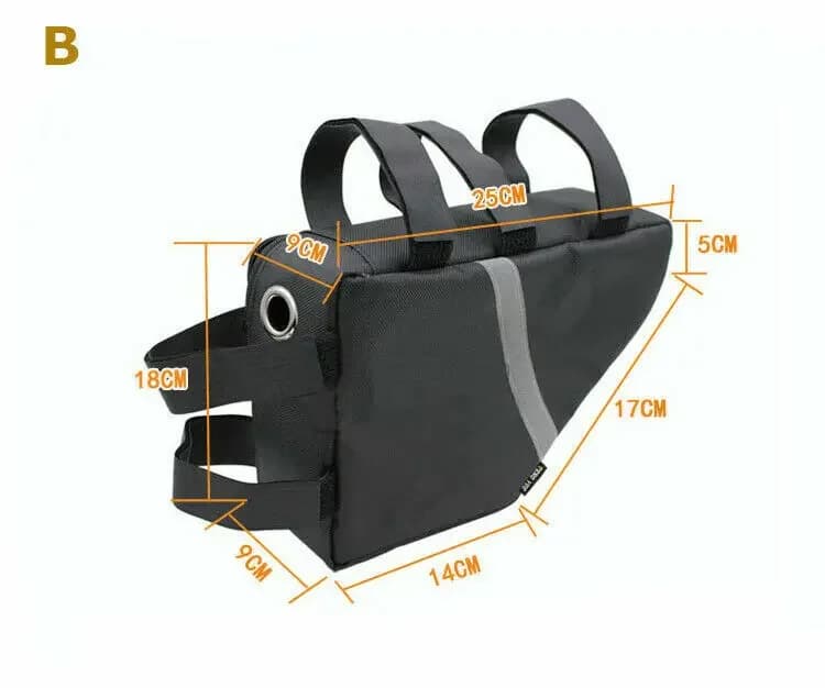 Sacoche triangulaire pour cadre de batterie de vélo, sac triangulaire pour vélos de route et VTT