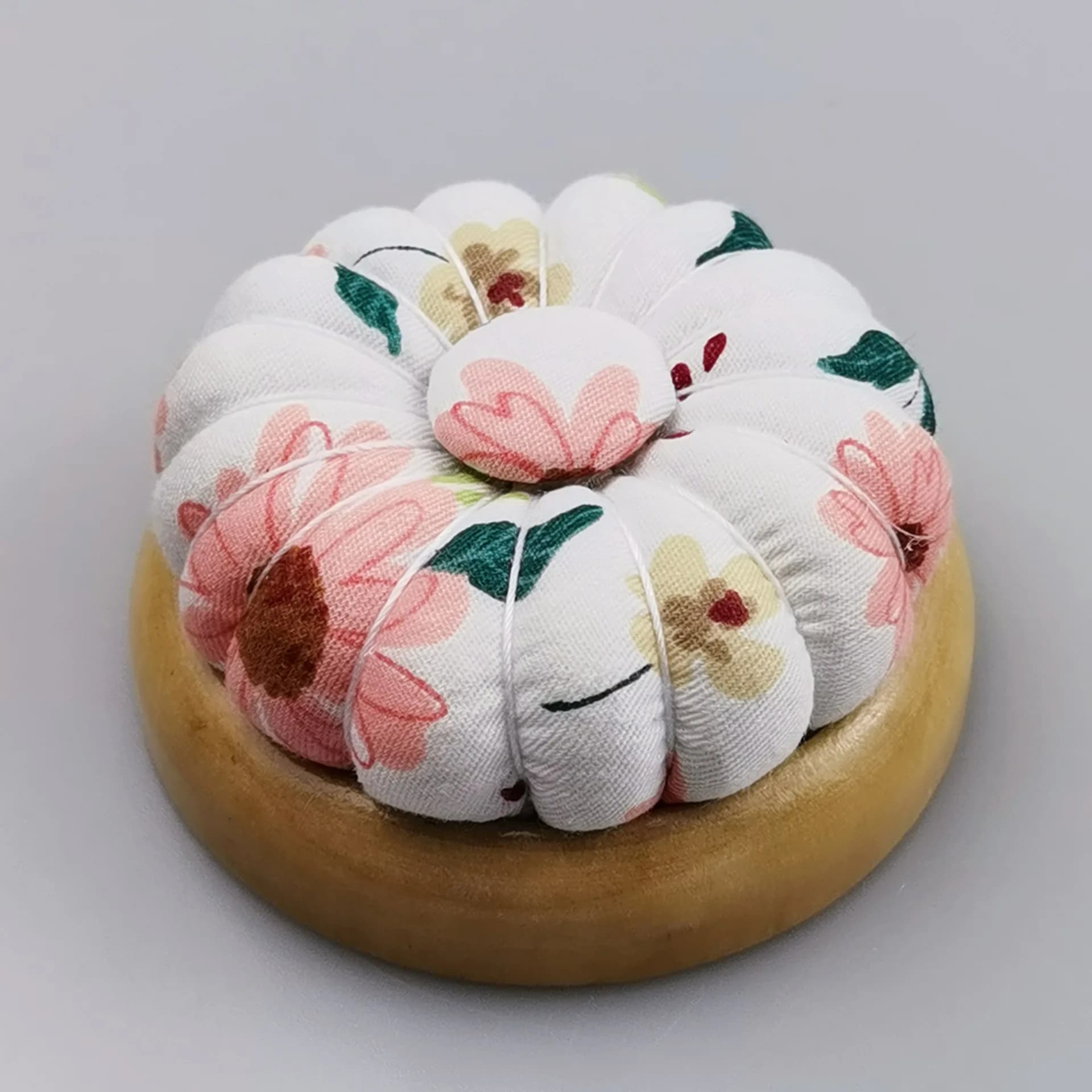 Porte-coussin à aiguille magnétique citrouille, 1 pièce, épingles en bois, coussins à aiguille, arti