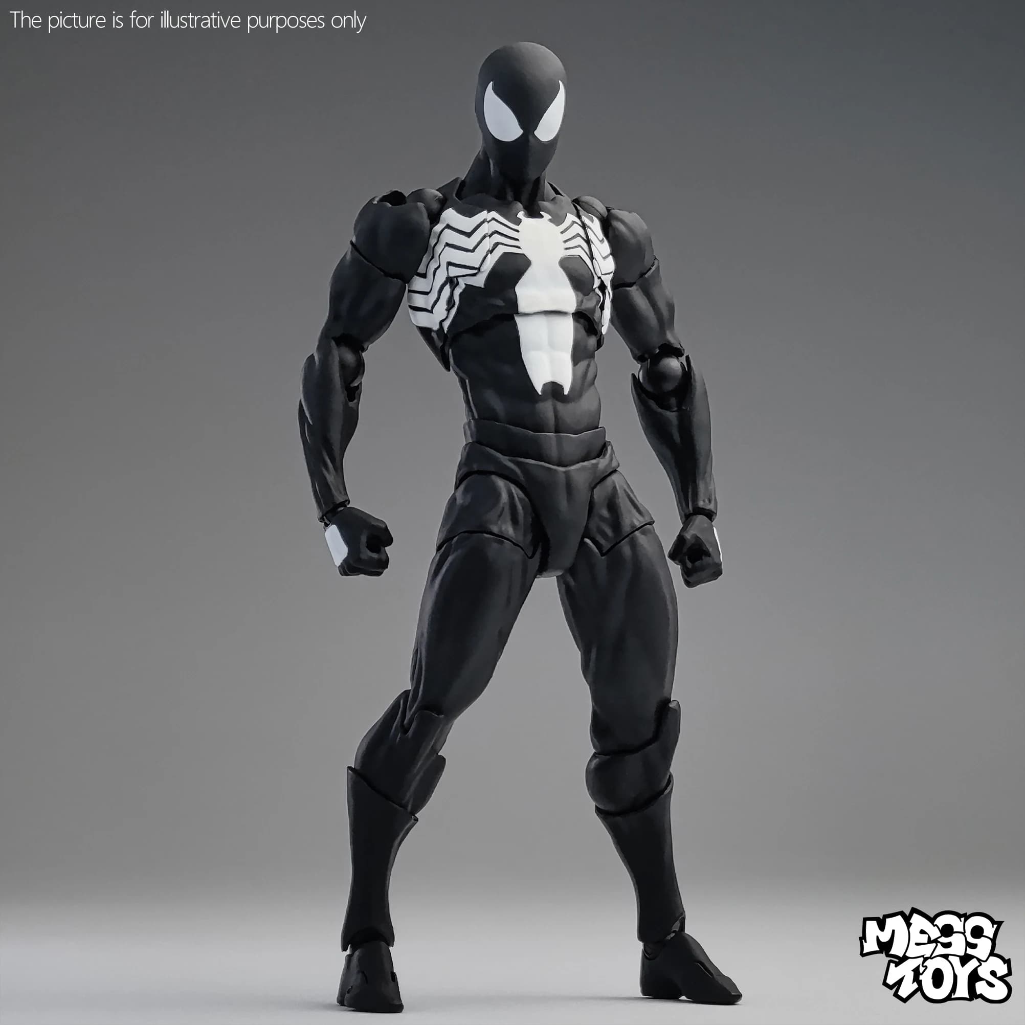 Figurine d'action MESS Toys Scarlet Spider Man, authentique, artisanale, objet de collection, jouet