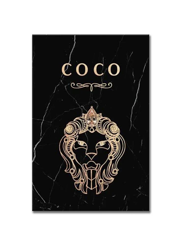 Art mural moderne et Simple, bouteille de luxe de parfum COCO, affiche imprimée sur toile HD, décora